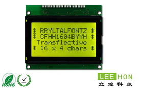 LCD2004D点阵字符液晶模块STN,YELLOW-GREEN-LH2004D字符屏价格