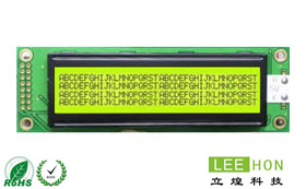 LCD4004A点阵字符液晶模组模块黄/绿背光-LH4004A字符屏价格